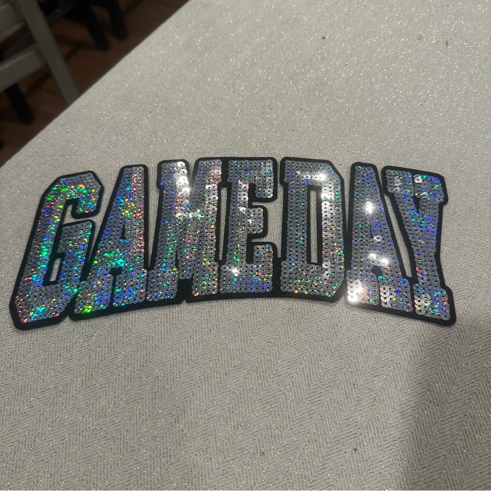 Sequin Gameday Patch